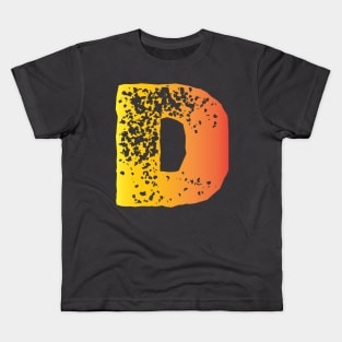 Letter D Letter Art Kids T-Shirt